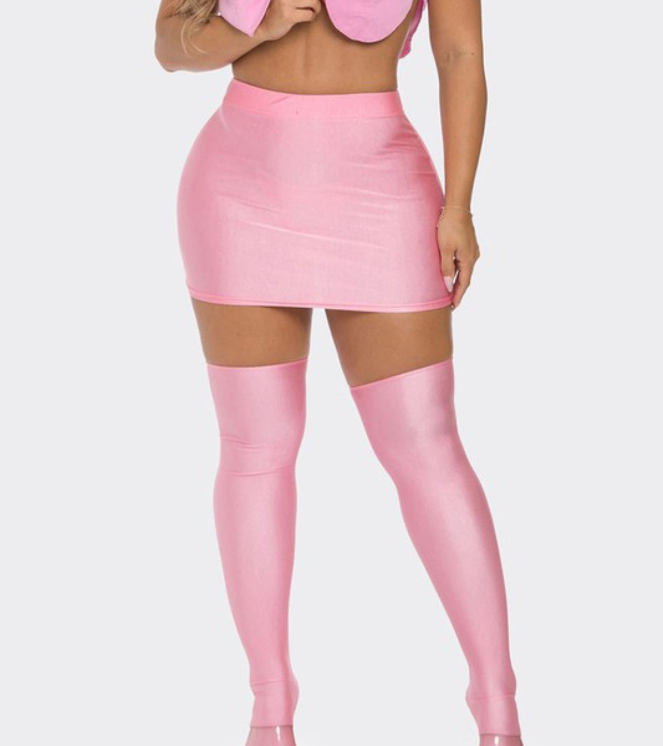 Pink 2 Piece Skirt + Socks